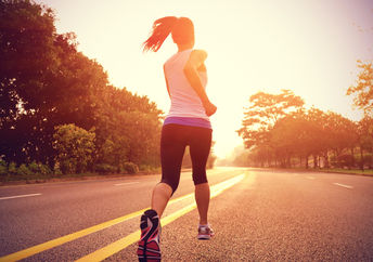Woman running