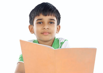 Indian schoolboy.