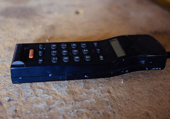 Retro mobile phone.