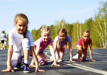 Young athletes.