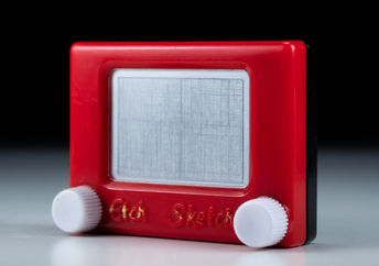 Etch A Sketch classic toy.