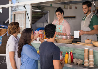 Food truck.