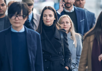 Crowd of people.