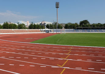 Running track.