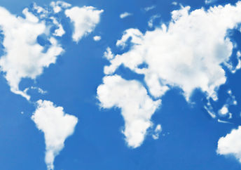 World map.