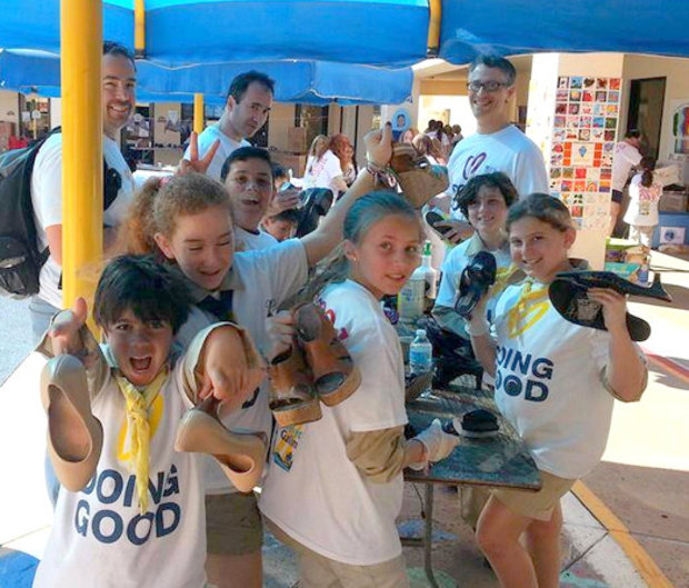 The shoe drive in San Diego, California. The shoe drive in San Diego, California.