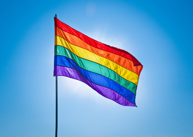 Pride flag.