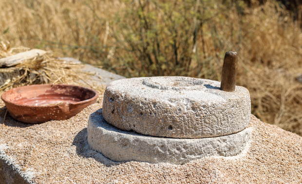 An ancient hand mill
