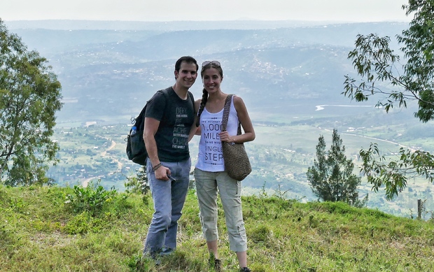 Maria and Anthony Russo, during their travels to Rwanda Maria and Anthony Russo, during their travels to Rwanda