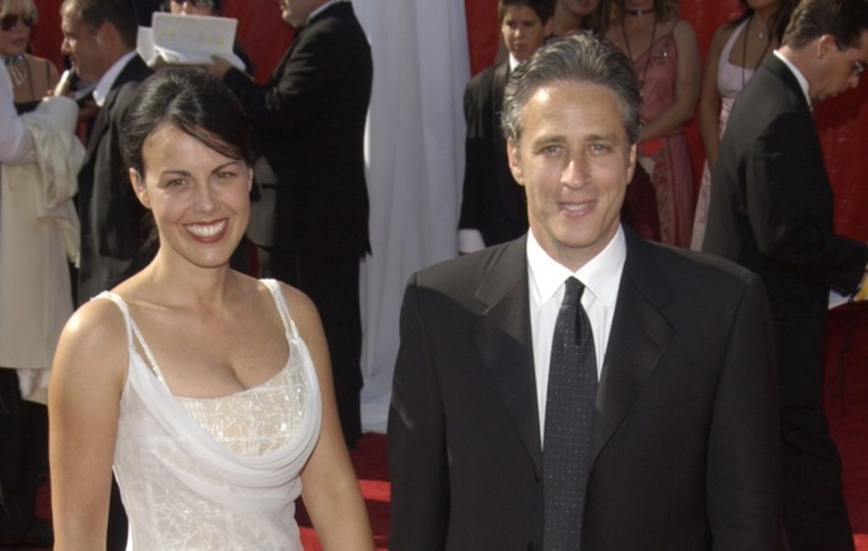 Jon and Tracey Stewart at the Emmys in 2013 Jon and Tracey Stewart at the Emmys in 2013