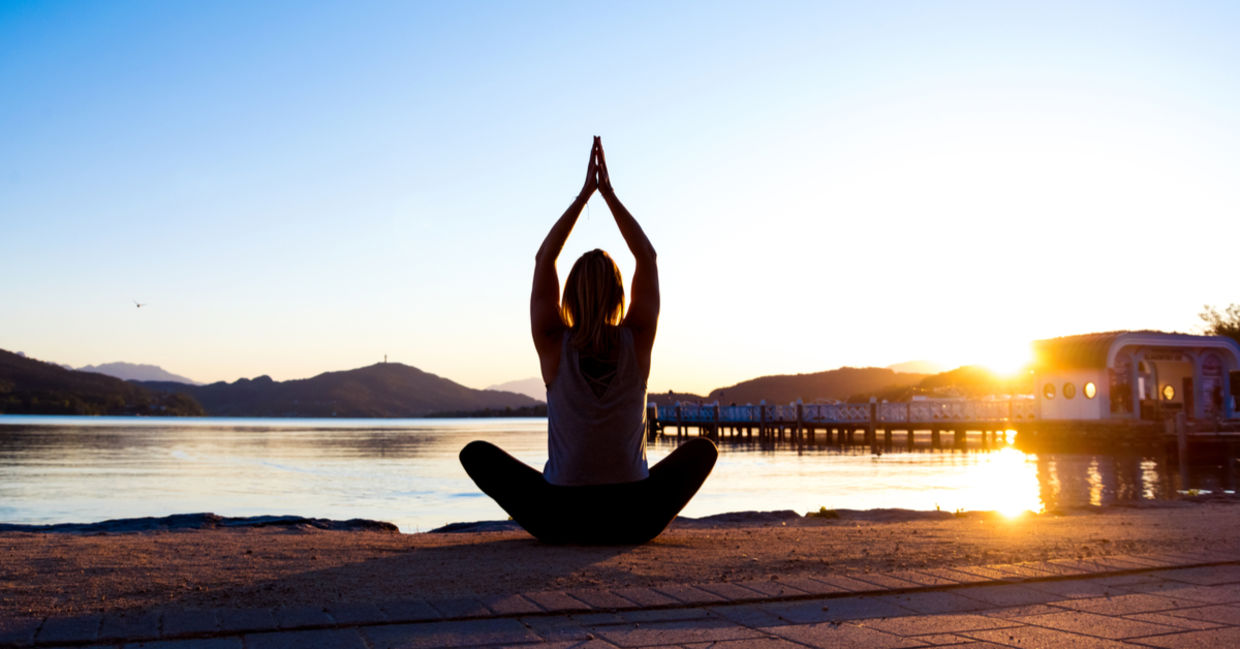 Kriya yoga pose.