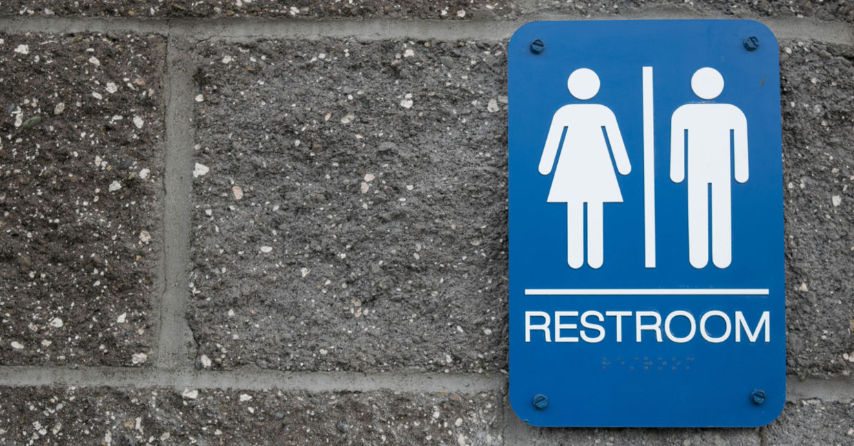 Bathroom signs
