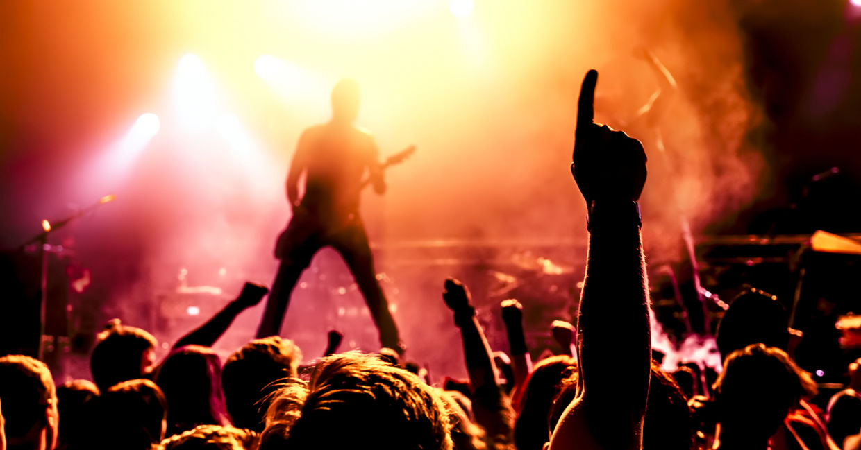 A rock concert