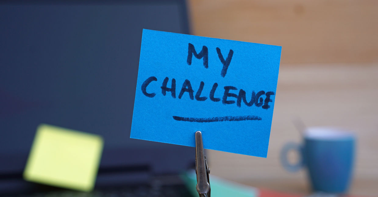 Accepting a challenge. Accepting a challenge.