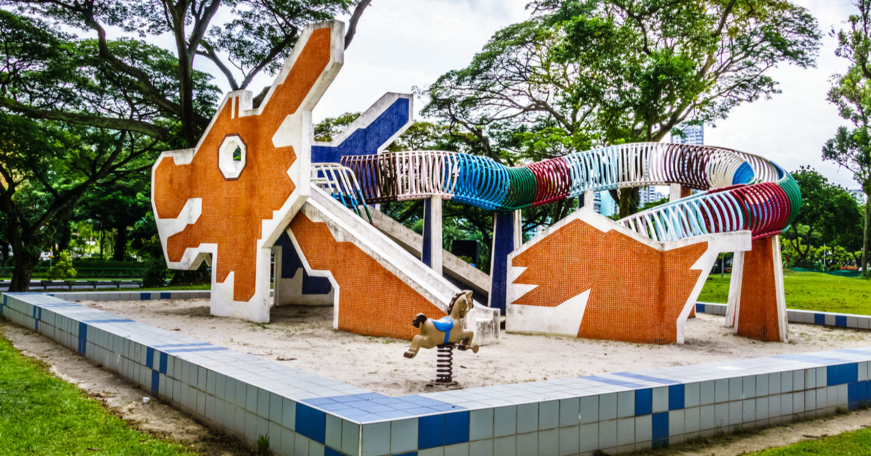 Toa Payoh Dragon Playground in Singapore. Toa Payoh Dragon Playground in Singapore.