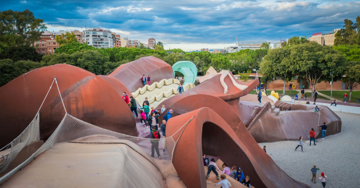 The Gulliver Park, which is a large free playground for kids with the shape of the story of Gulliver. The Gulliver Park, which is a large free playground for kids with the shape of the story of Gulliver.