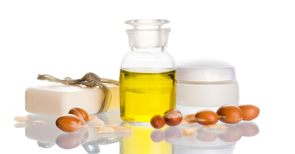 Argan oil has many skin-care benefits. Argan oil has many skin-care benefits.