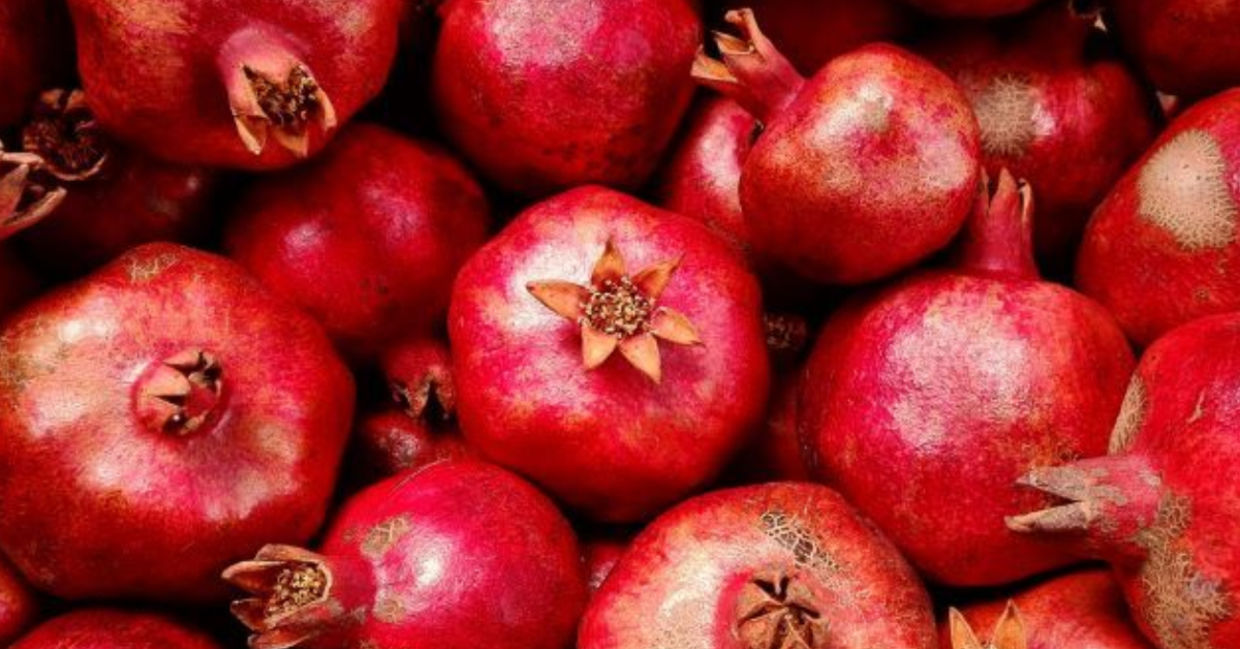 Pomegranates are full of health benefits. Pomegranates are full of health benefits.