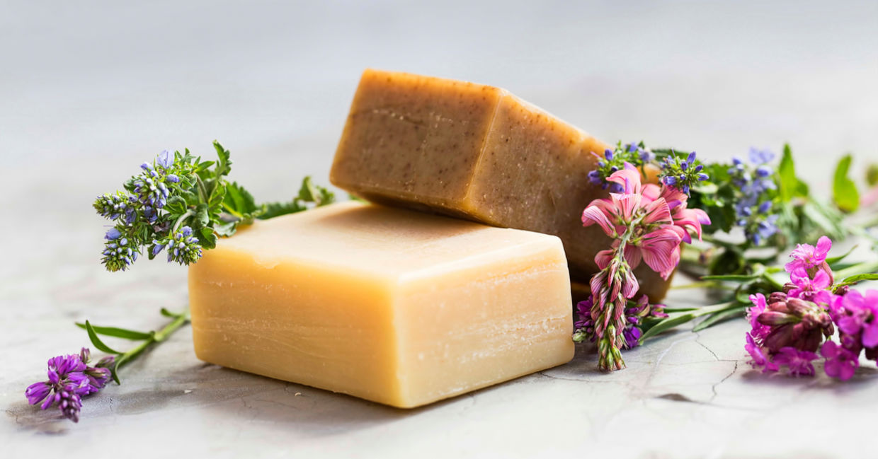 Handmade soap.