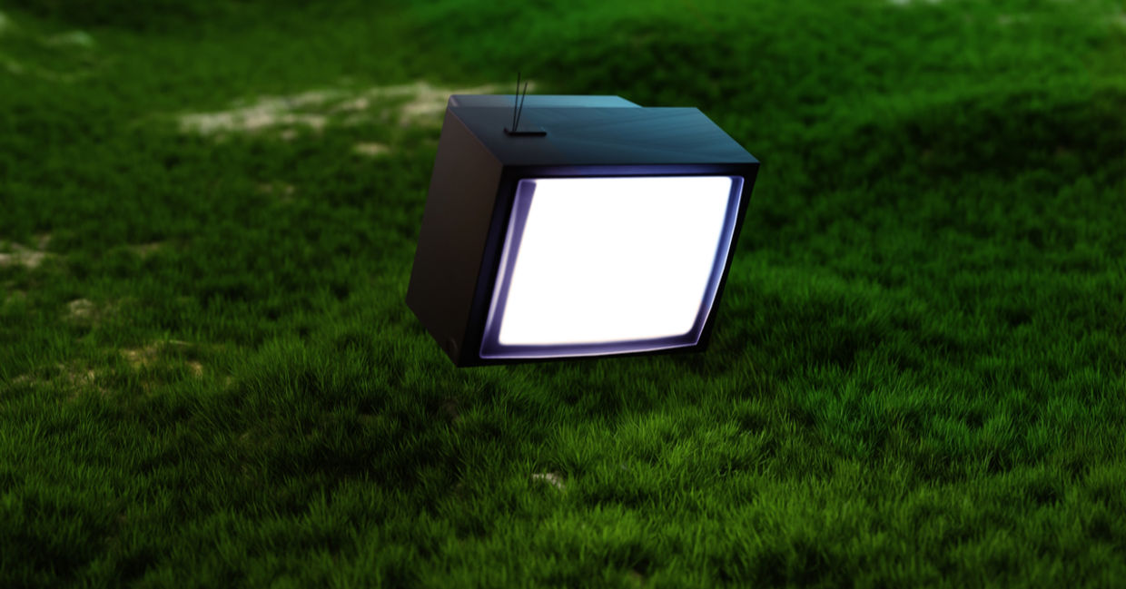 green TV. green TV.