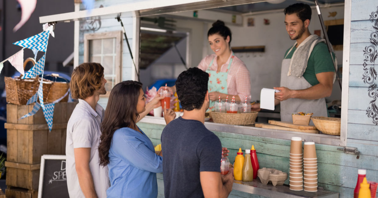 Food truck.