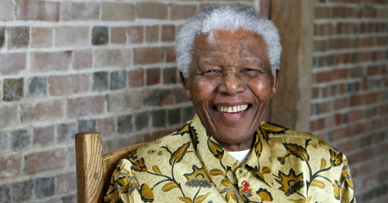 Nelson Mandela.