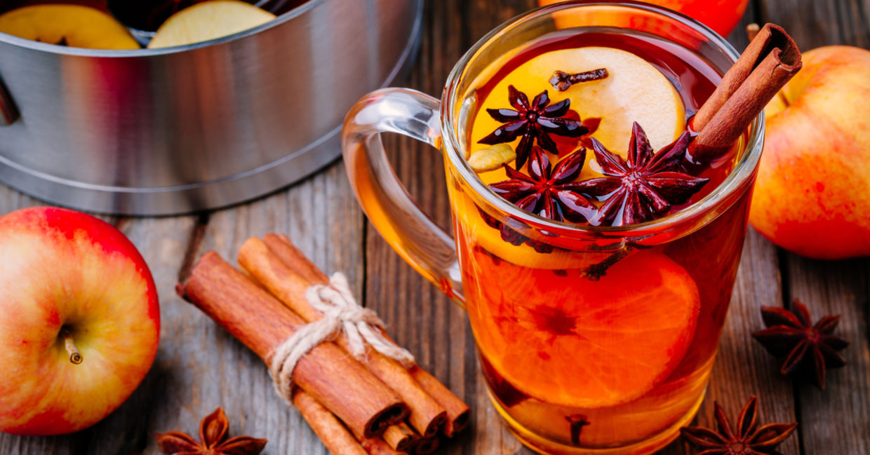 Hot apple cider will warm you up in the winter. Hot apple cider will warm you up in the winter.