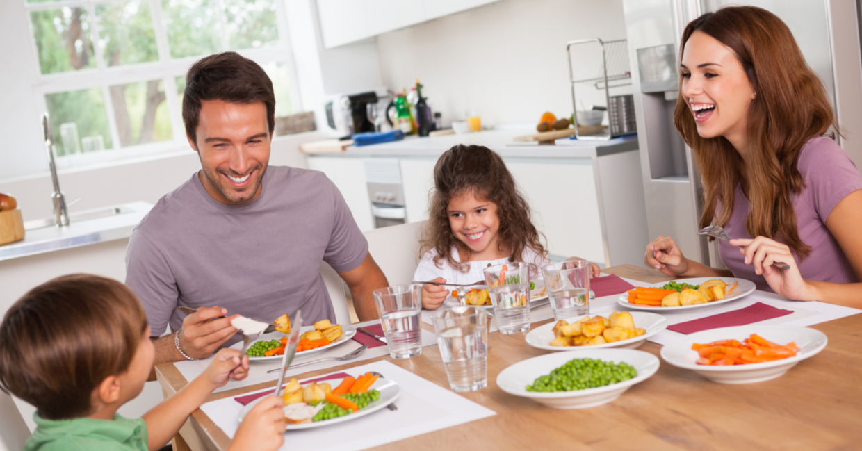 Have dinner as a family. Have dinner as a family.