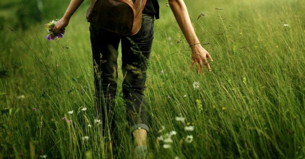 Walking in nature