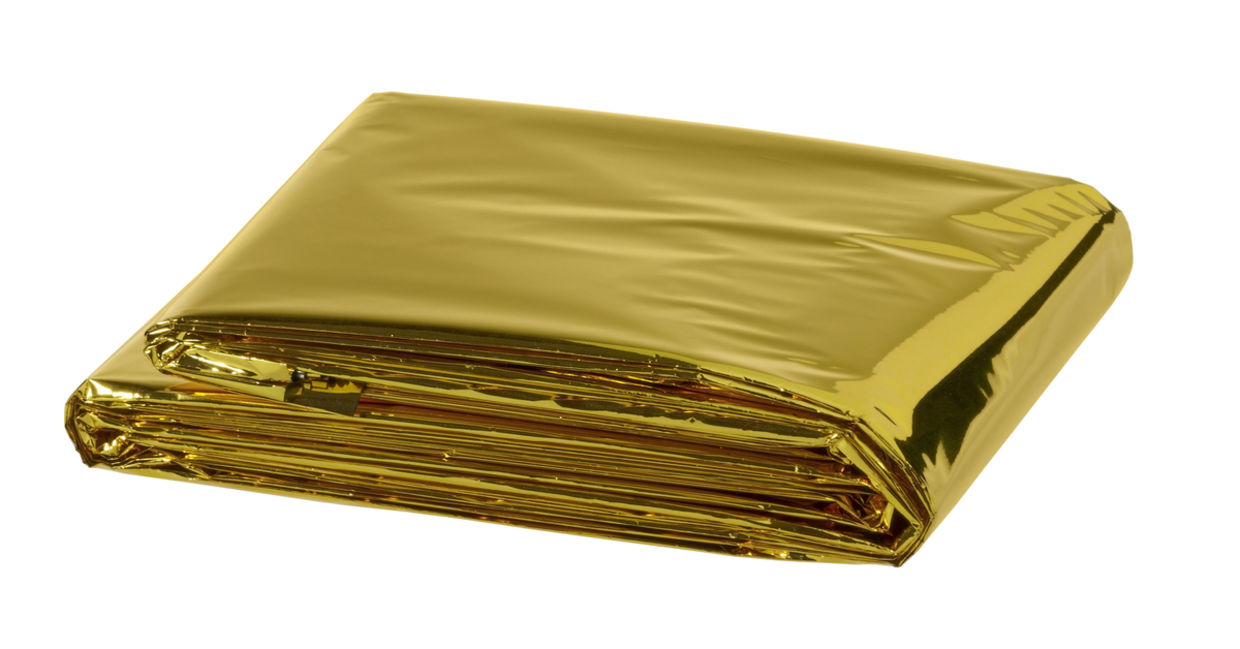 Insulated space blanket.