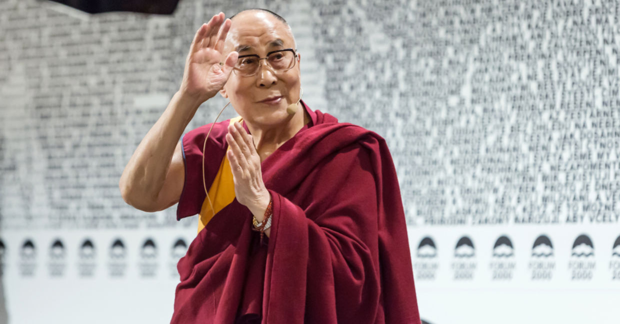 The Dalai Lama. The Dalai Lama.