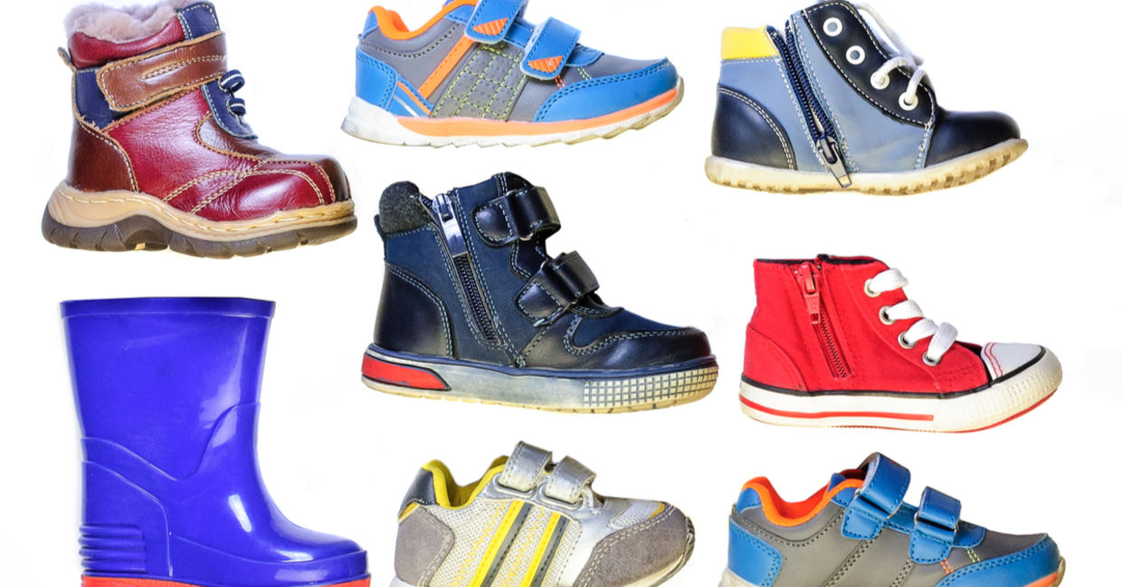 Children's shoes.