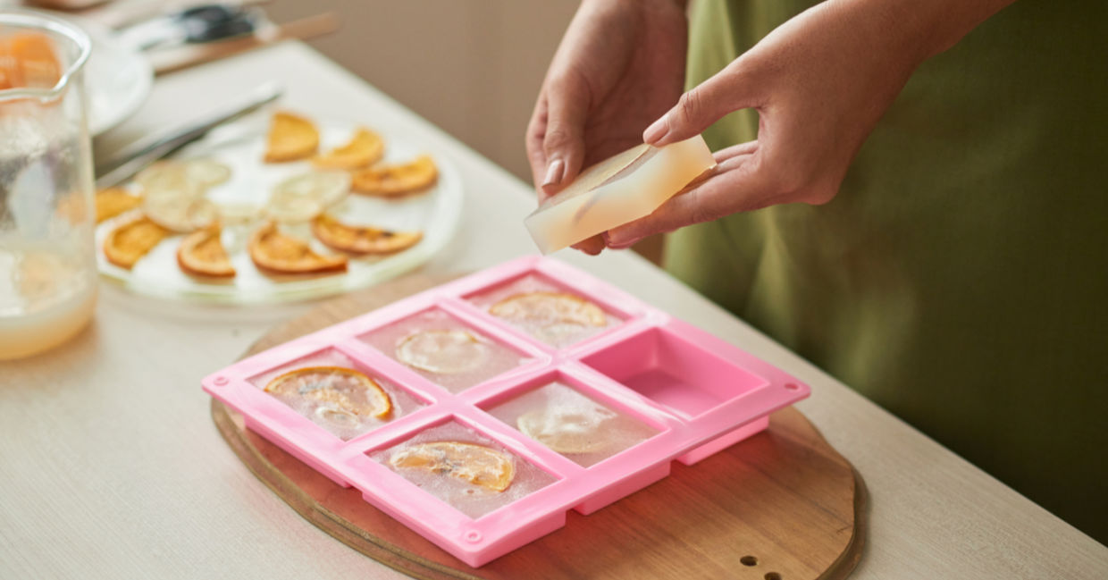 DIY natural soap.
