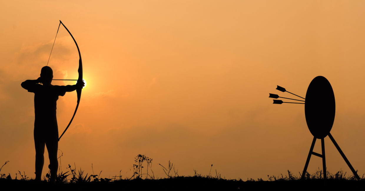 Archery is a form of active meditation. Archery is a form of active meditation.