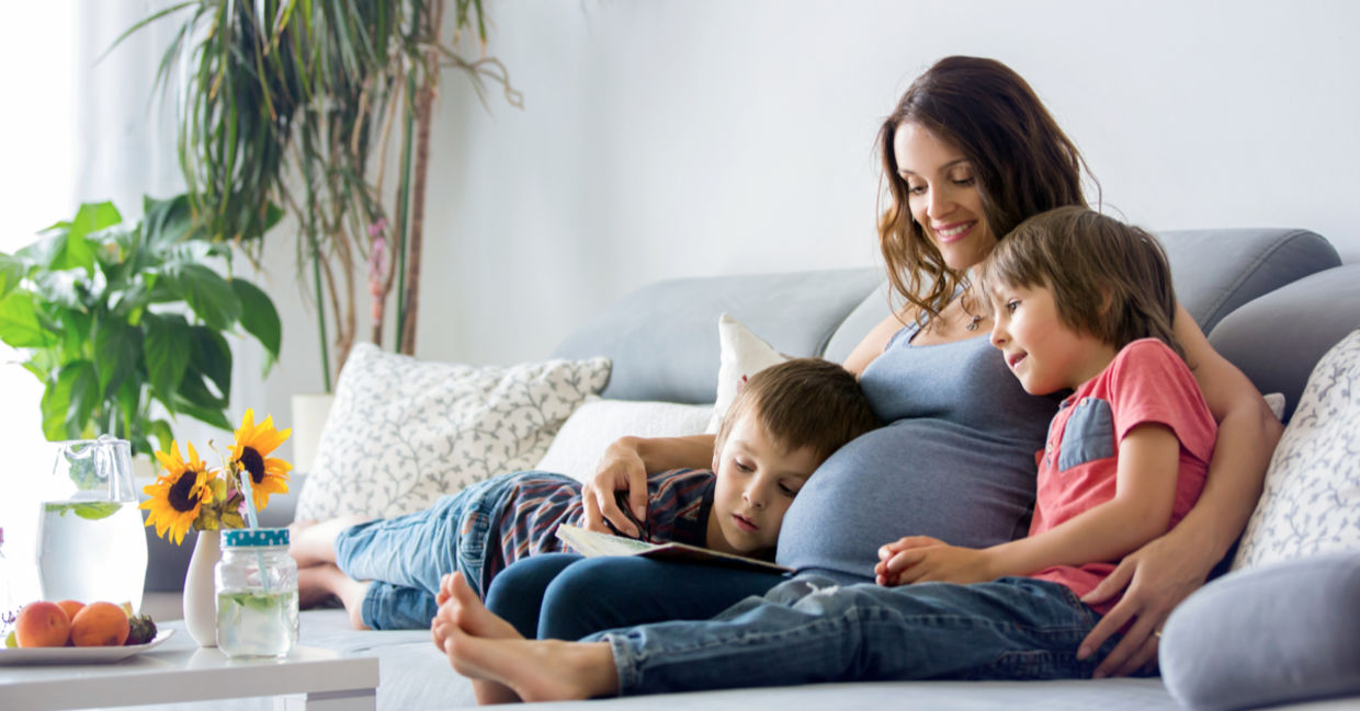 Young healthy mother. Young healthy mother.