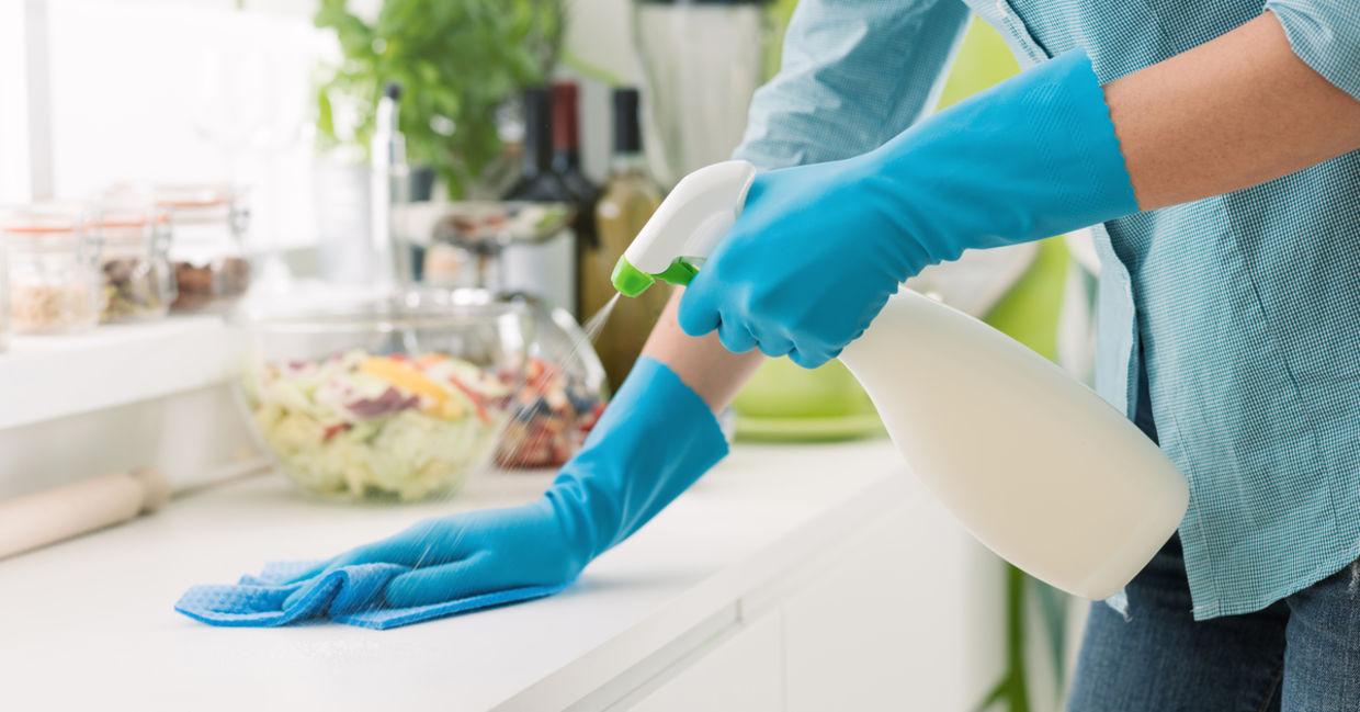Use this DIY cleaner around your kitchen.