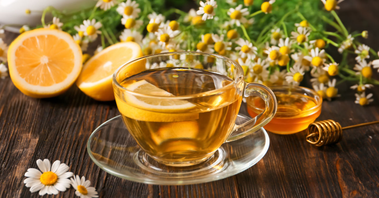 The scent of chamomile will relax you. The scent of chamomile will relax you.