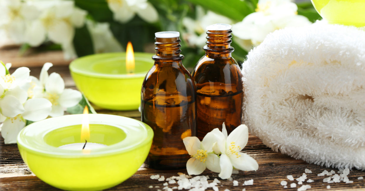 Jasmine aromatherapy at a spa. Jasmine aromatherapy at a spa.