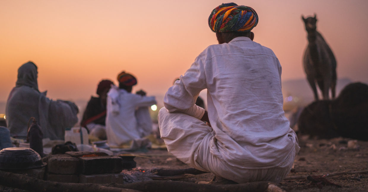 Photo of an Indian man. Photo of an Indian man.