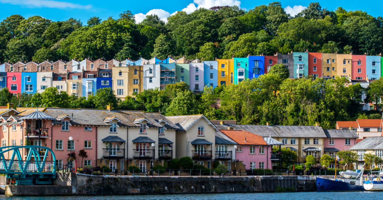 Bristol in England. Bristol in England.