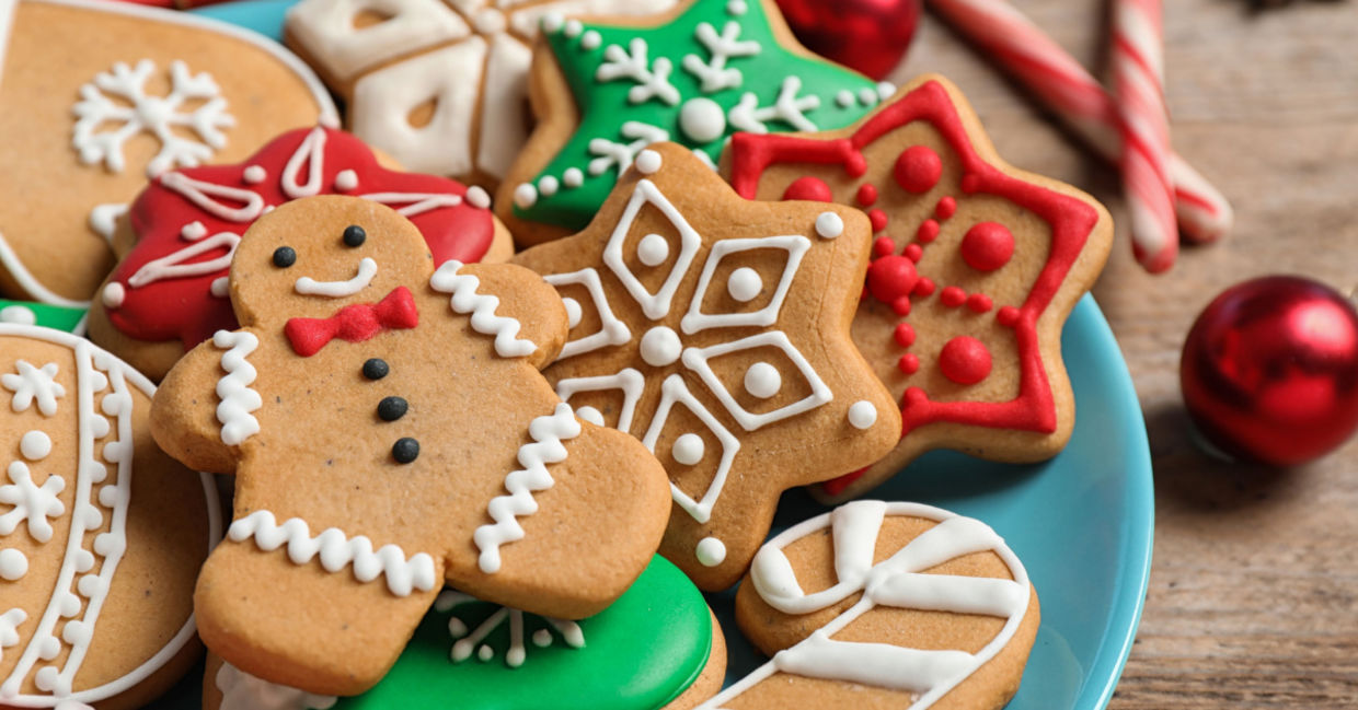 .Homemade Christmas cookies