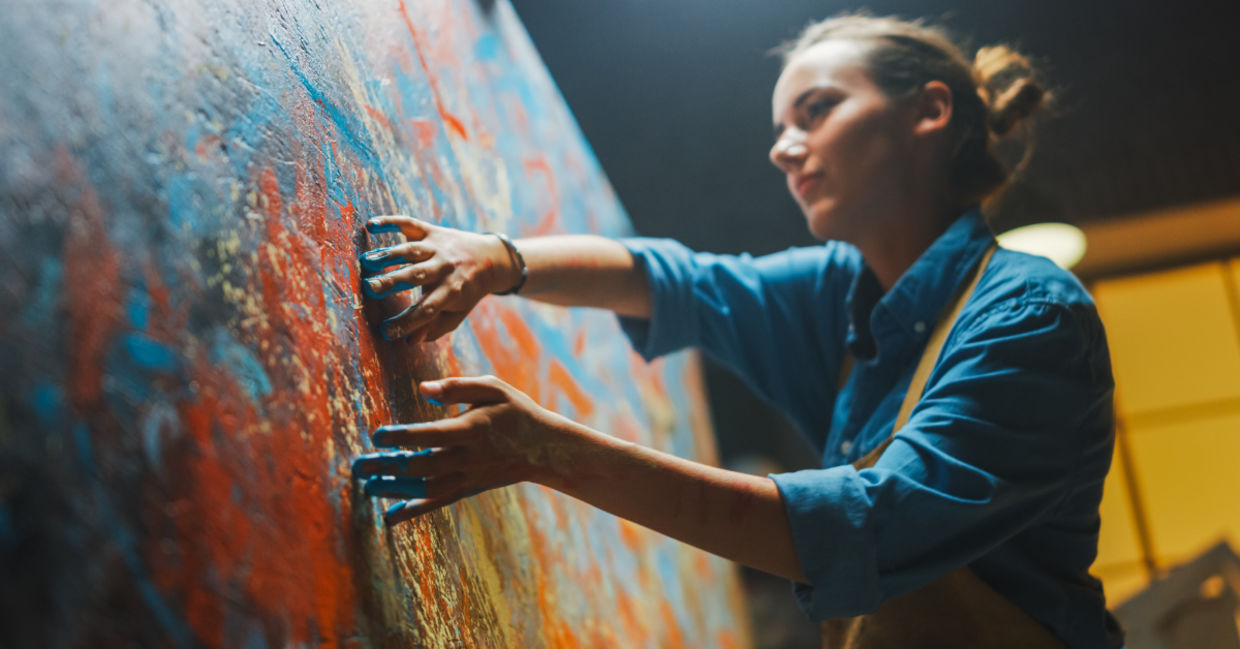 A young artist.