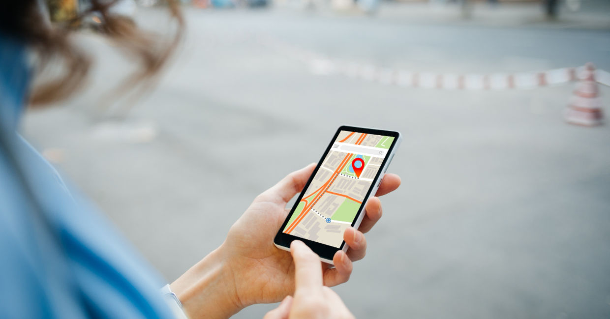 Maps app. Maps app.