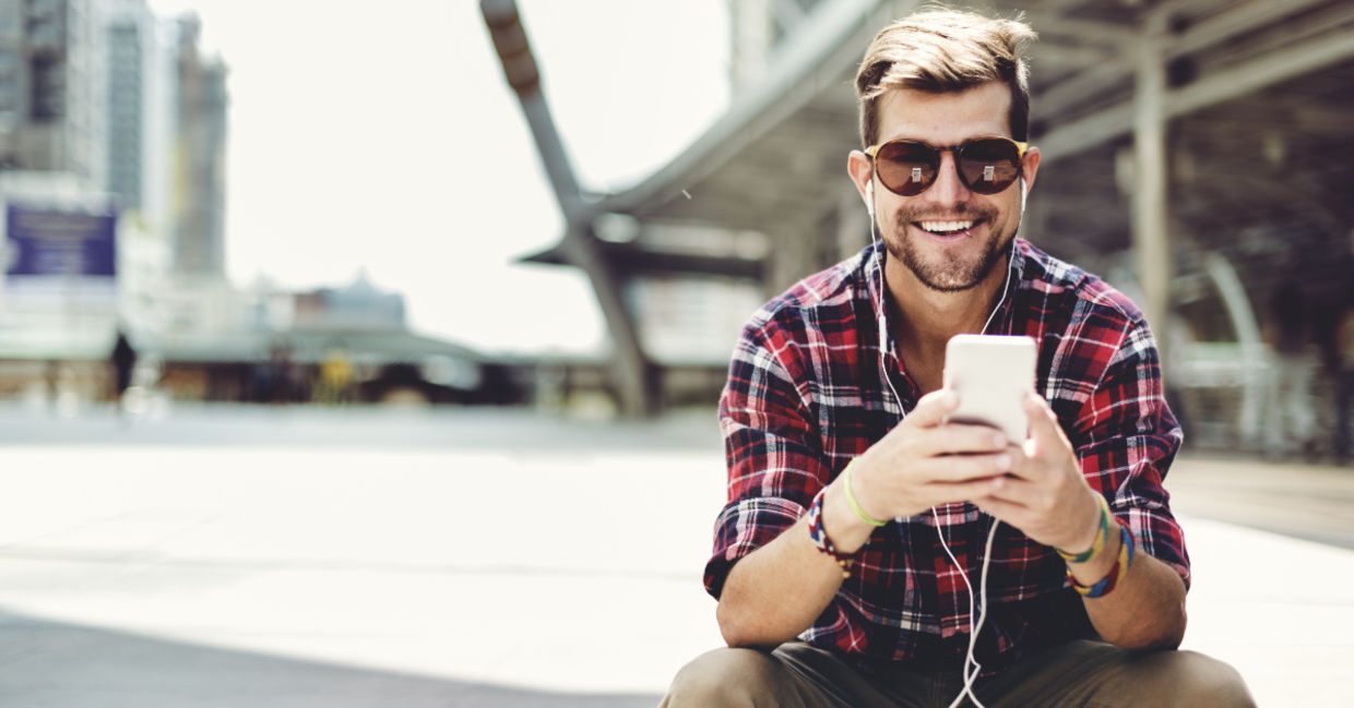 Listening to music. Listening to music.