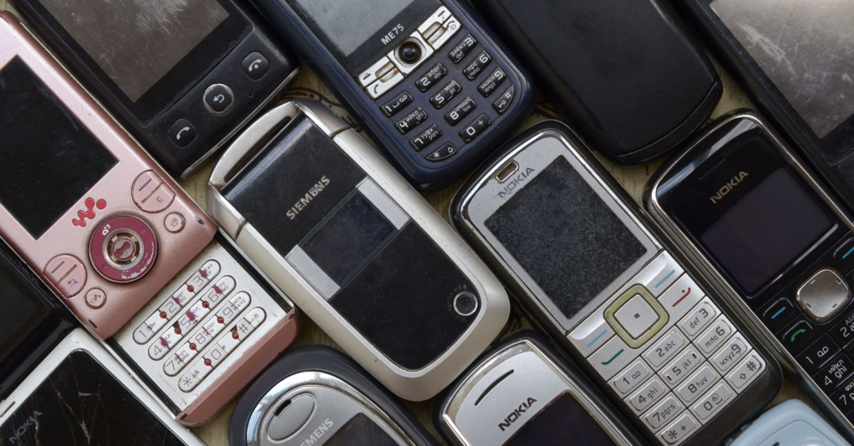 Old phones. Old phones.