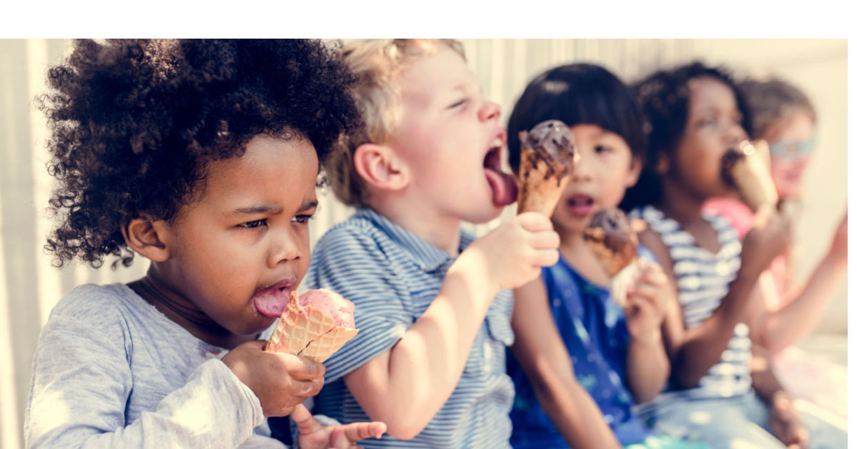 All children get to enjoy an ice cream cone at Everyday Sundae.