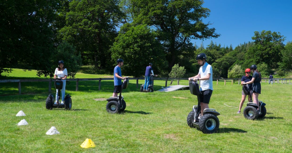 Riding Segways