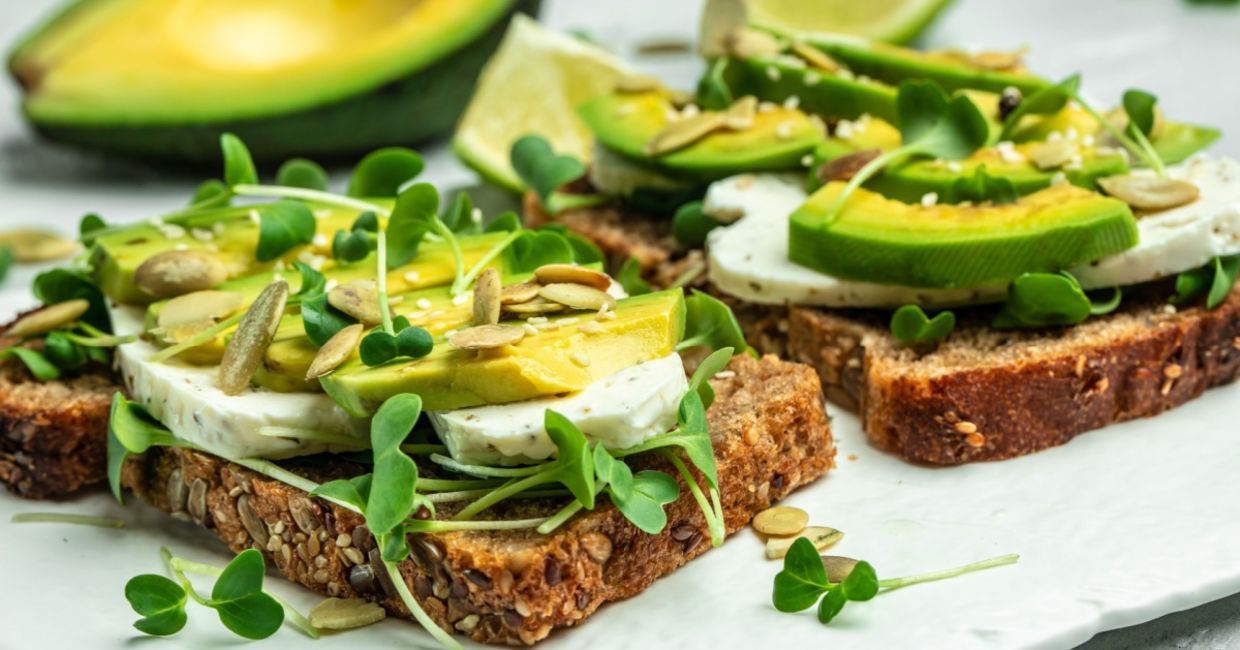 Avocado toast is a healthy way to start the morning. Avocado toast is a healthy way to start the morning.
