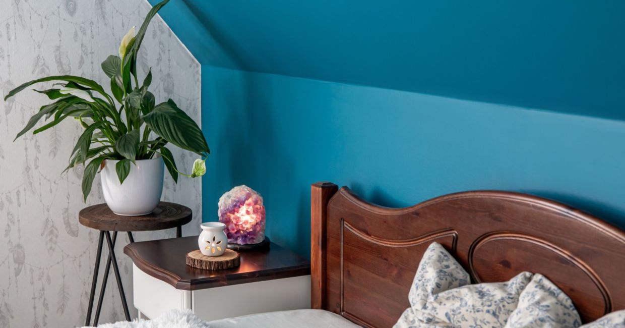 Peace lilies can clean the air in your bedroom. Peace lilies can clean the air in your bedroom.