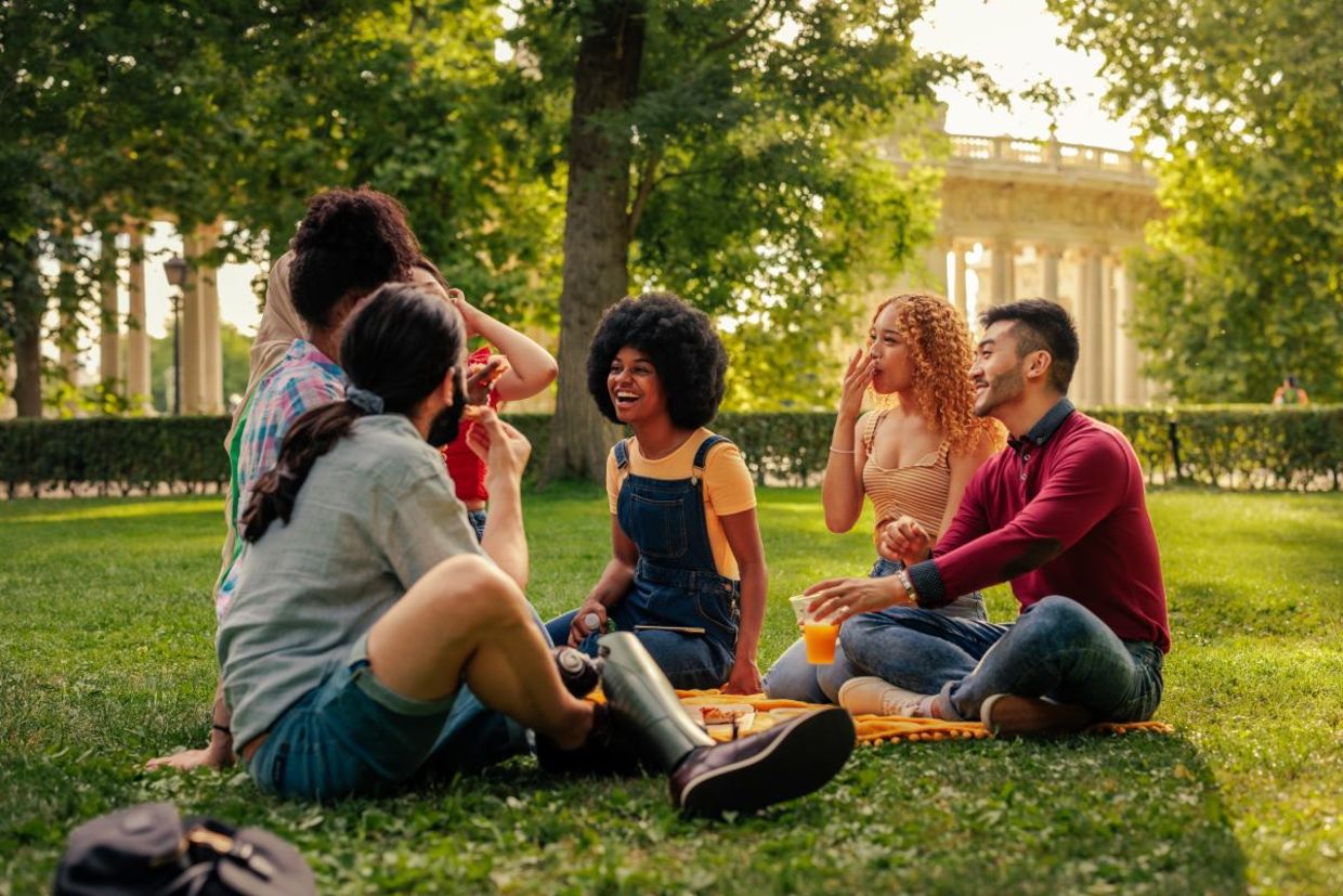 Spend time with friends. Spend time with friends.